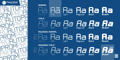 Autoprom Font 1
