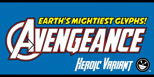 Avengeance Heroic Avenger Font 1