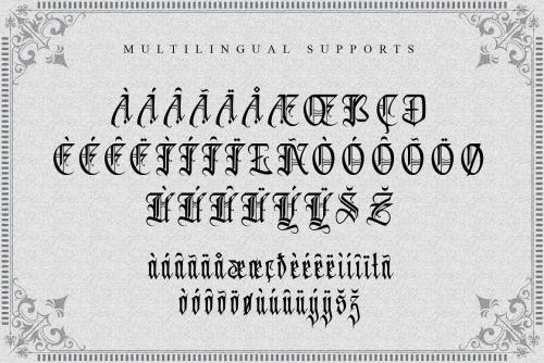 Avertastevia Gothic Font 7