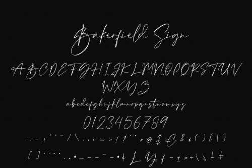 Bakersfield Font 11