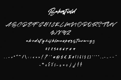 Bakersfield Font 9