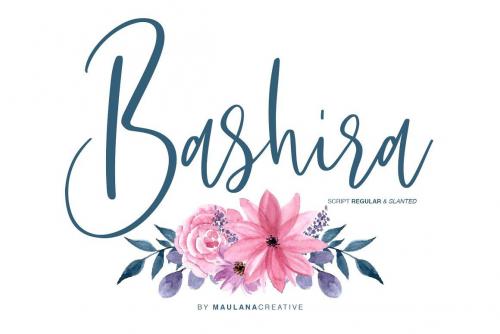 Bashira Calligraphy Font 1