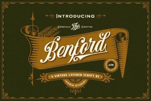 Benford Vintage Font 1