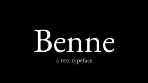 Benne Font