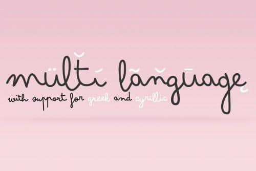 Bimbo Font 11