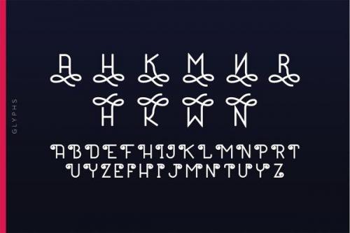 Black Hole Font 7