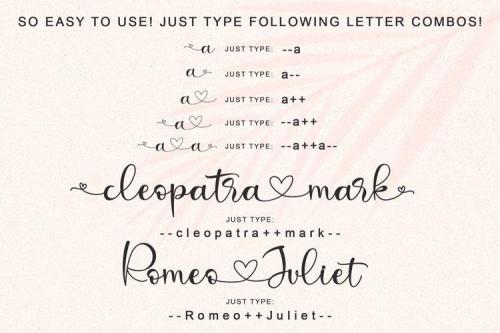 Black Love Pink Font 1