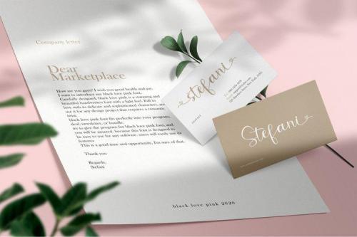 Black Love Pink Font 5