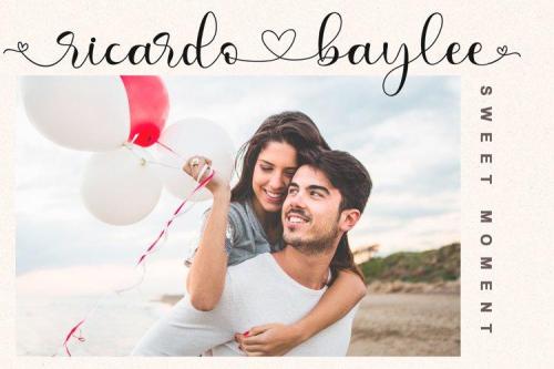Black Love Pink Font 7