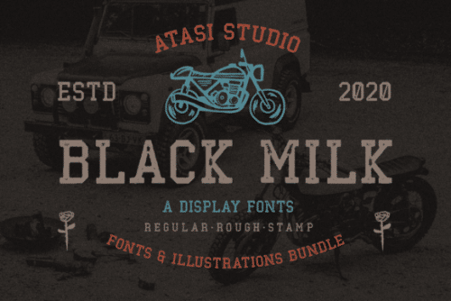 Black Milk Font 1