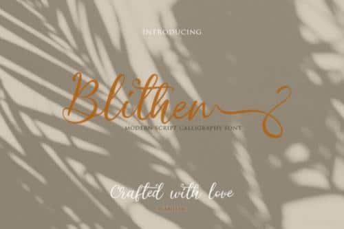 Blithen Font 1