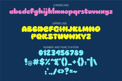 Blob And Happy Font 2