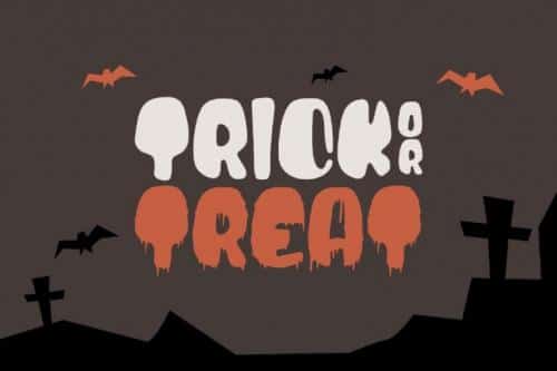 Blood Bold Driped Font 3
