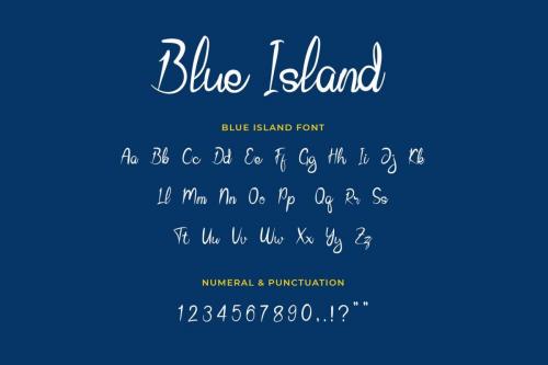 Blue Island Font 2