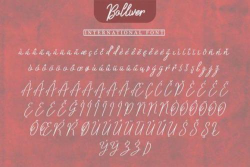 Bolliver Handwritten Font 7
