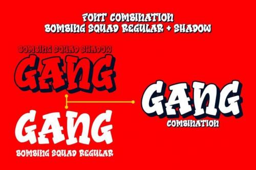 Bomber Squad Font 7