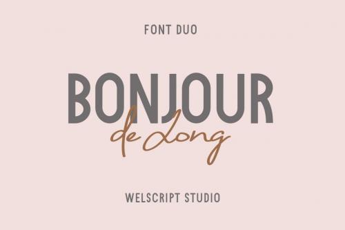 Bonjour de Jong Font Duo 1