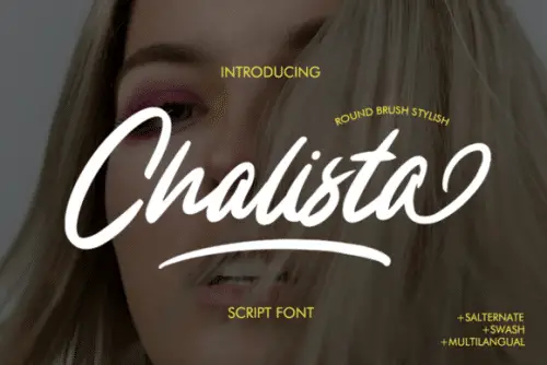 Chalista Brush Script Font