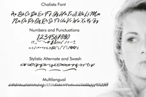 Chalista Brush Script Font 3