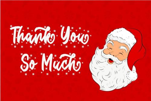 Christmas Present Snow Font 10