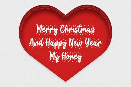 Christmas Present Snow Font 5