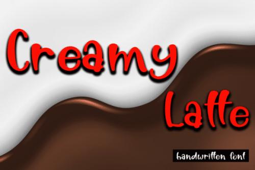 Creamy Latte Font 1