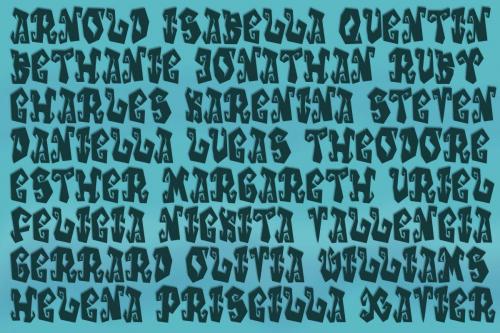 Creepy Garden Font 6
