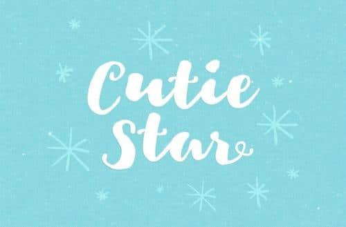Cutie Star Font 1