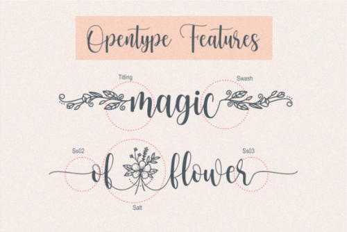 Dear Flora Font 3