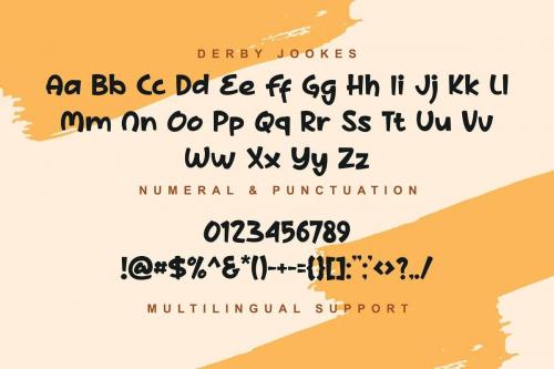 Derby Jookes Font 4