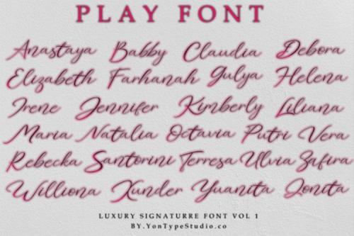 Elizabeth Signature Font 10
