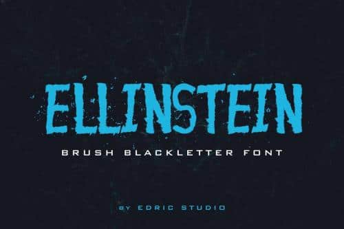 Ellinstein Brush Font 9
