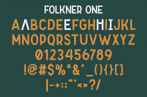 Folkner Display Vintage Font 6