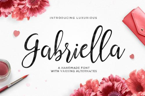 Gabriella Script Font 1