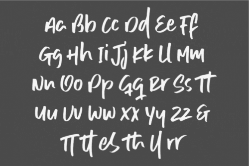 Gilligan Coast Font 7