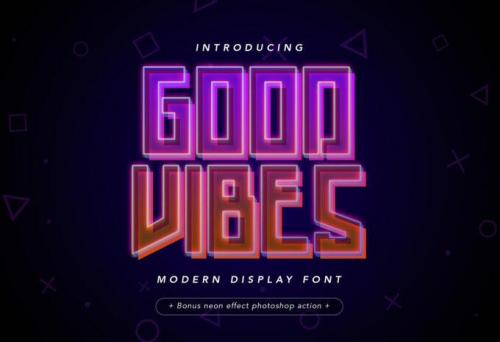 Good Vibes Display Font 1