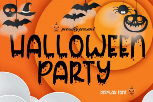 Halloween Party Font