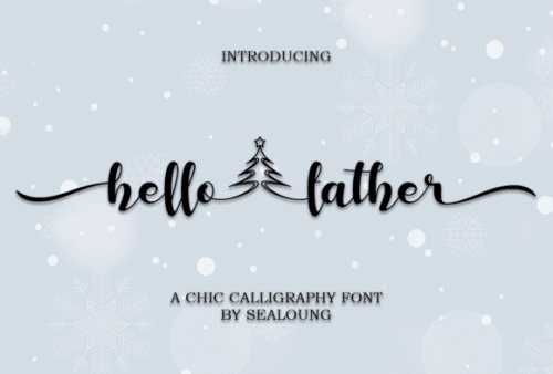Hello Father Font 1