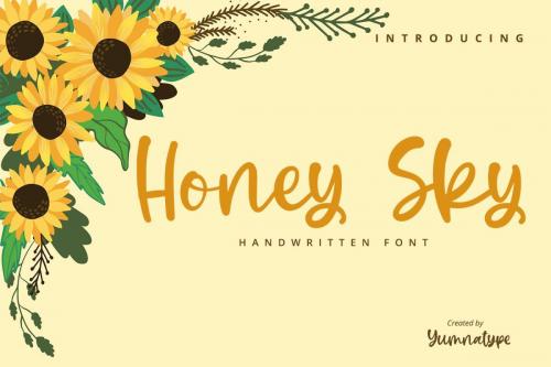 Honey Sky Font 1