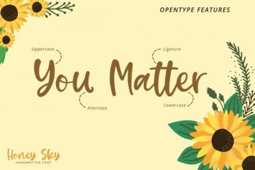 Honey Sky Font 7