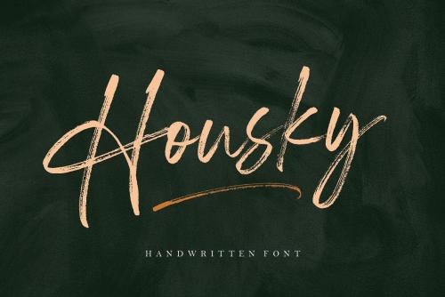 Housky Brush Font 1