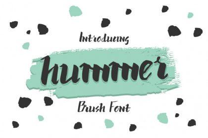 Hummer Brush Graffiti Font 1