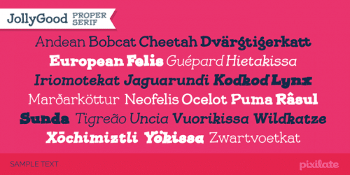 Jolly Good Proper Font 5