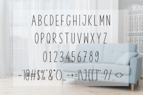 Kitchen Home Font 5