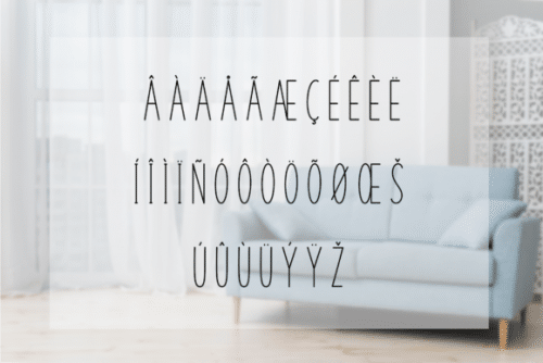 Kitchen Home Font 6