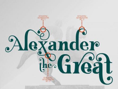 Makedonia Stylish Rounded Serif Font 2