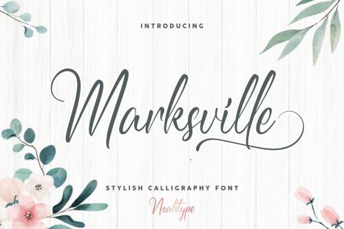 Marksville Calligraphy Font 5