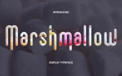 Marshmallow Display Font