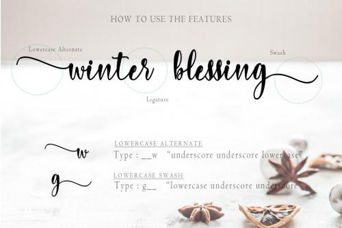 Merry Christmas BabyCalligraphy Font 