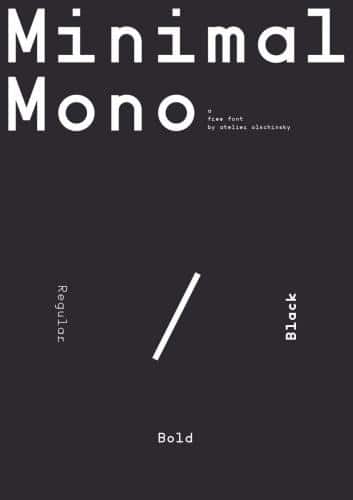 Minimal Mono Font 1